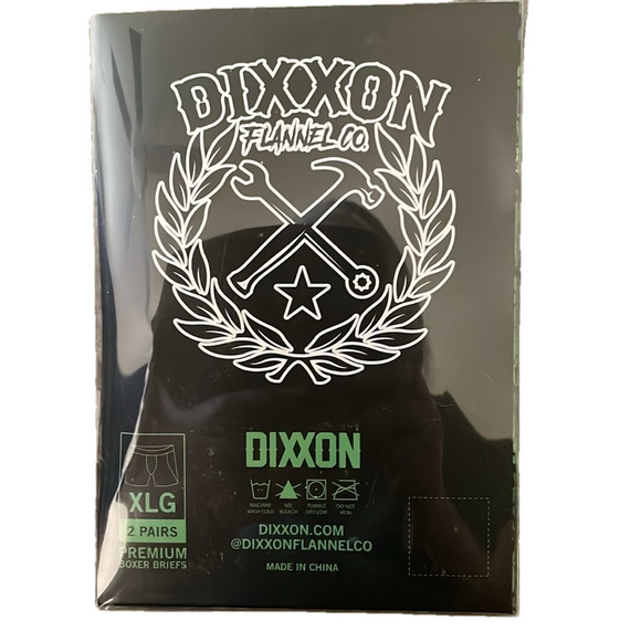 NIP Dixxon Brand Men’s Boxer Briefs, 2 pairs, XLG - Picture 2 of 2